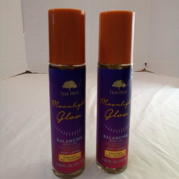 Tree Hut Moonlight Glow Balancing Body Oil 5 OZ Lot of 2 - Picture 1 of 9